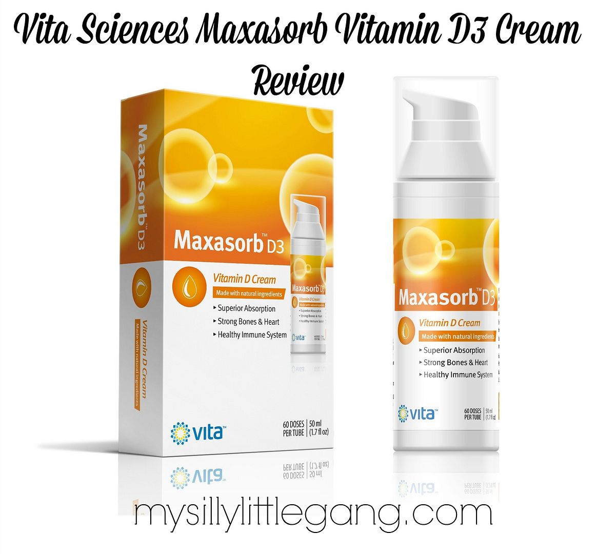 Maxasorb Vitamin D3 Cream Review My Silly Little Gang
